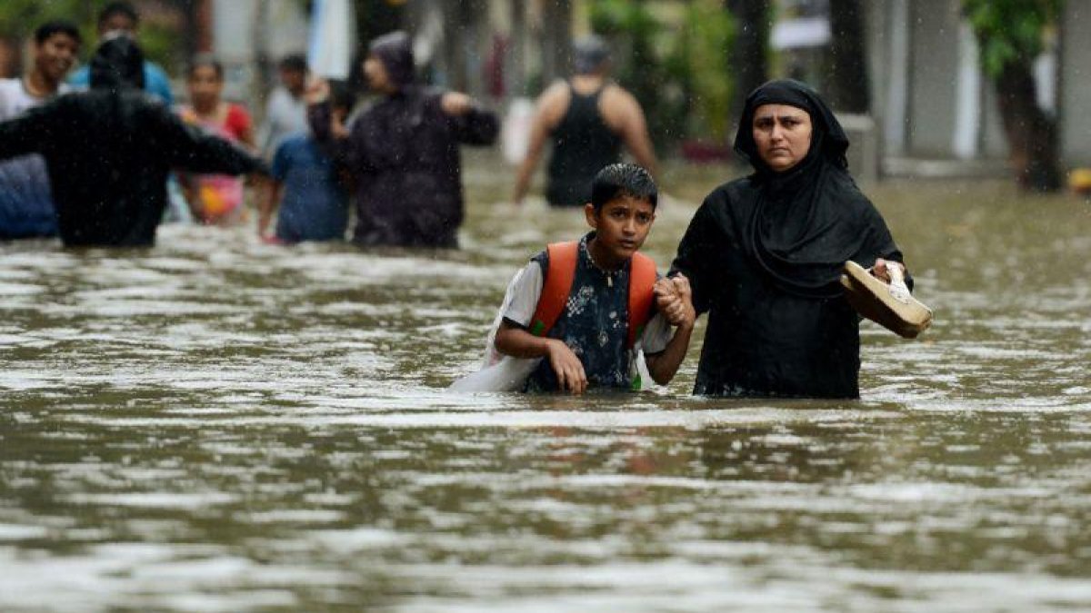 El monzón ha provocado grandes inundaciones en la India, Bangladés y el Nepal.-ATLAS