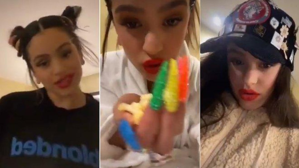 Rosalía, en su primer vídeo en TikTok.-@ROSALIAVT