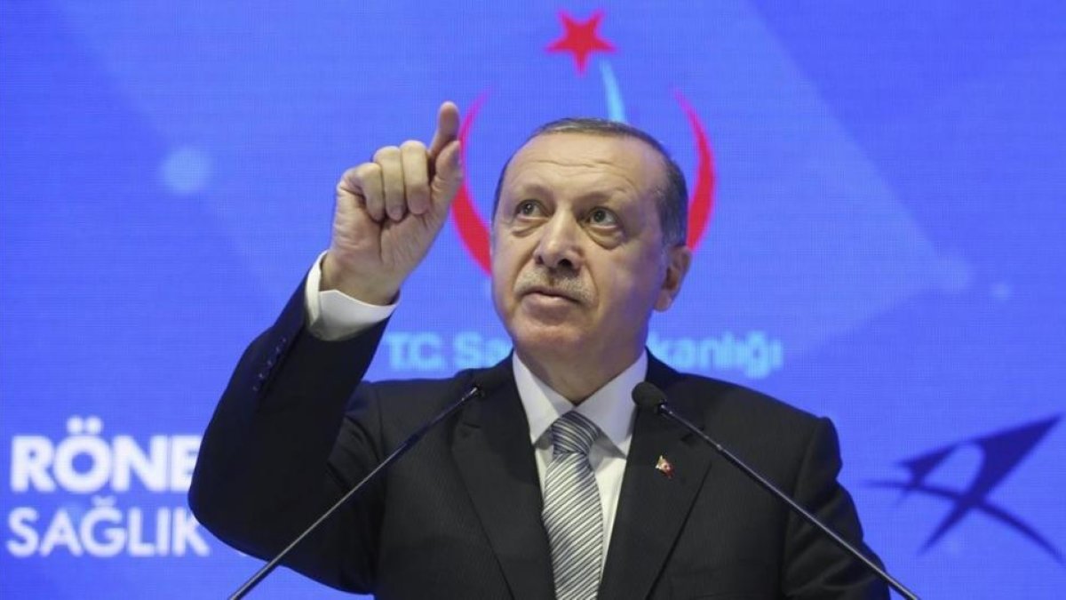El presidente turco, Recep Tayyip Erdogan.-EL PERIÓDICO (AP)