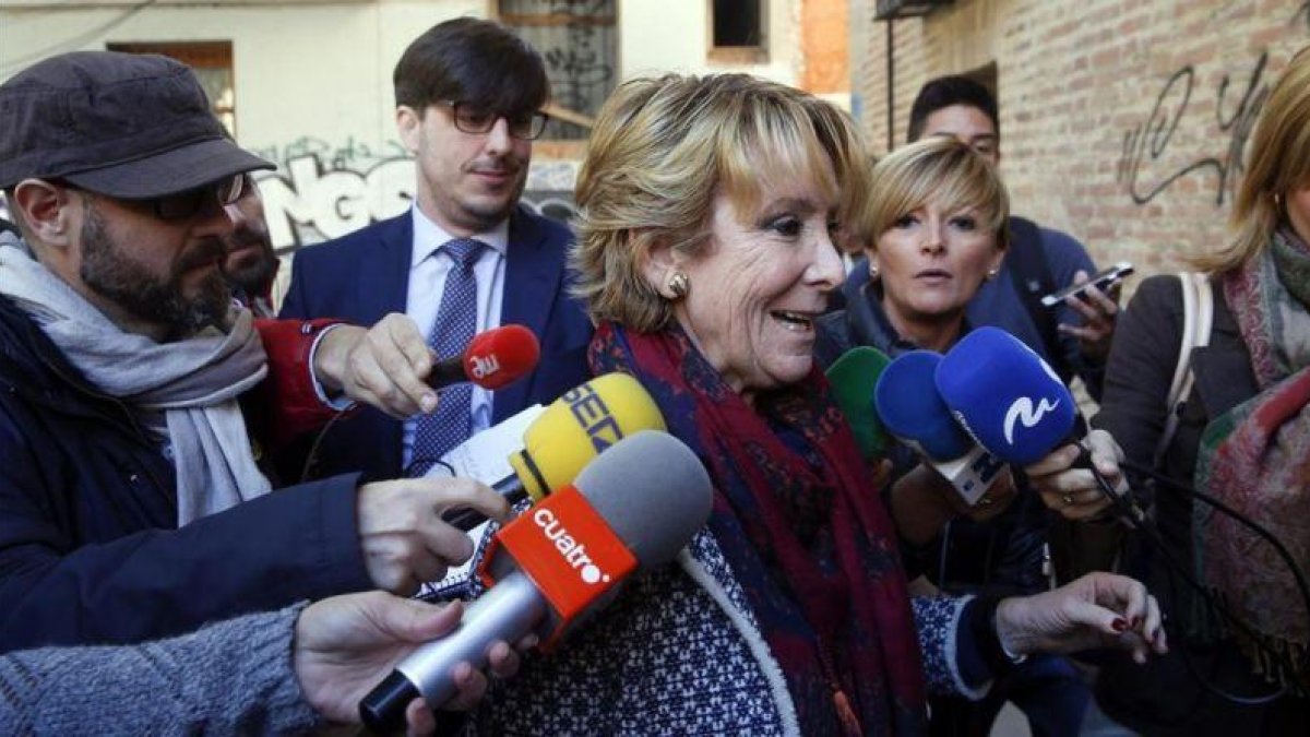 La portavoz del PP en el Ayuntamiento de Madrid, Esperanza Aguirre.-EFE / KAI FORSTERLING