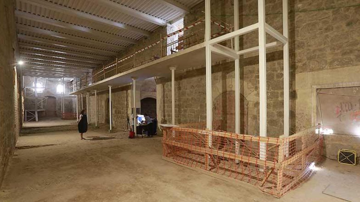 El interior del Hospital de la Concepción presenta este aspecto, tras inversiones de rehabilitación realizadas hace varios años.-RAÚL G. OCHOA
