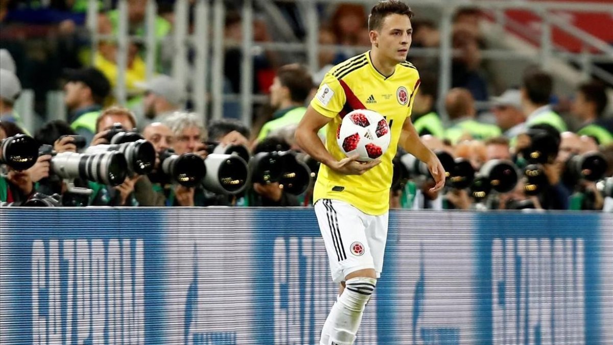 Santiago Arias en un partido con la selección colombiana /-MAXIM SHEMETOV