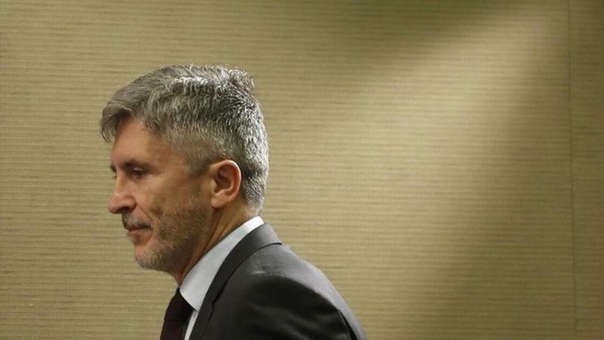 Marlaska, Tras un Consejo de Ministros-JAVIER LIZÓN (EFE)