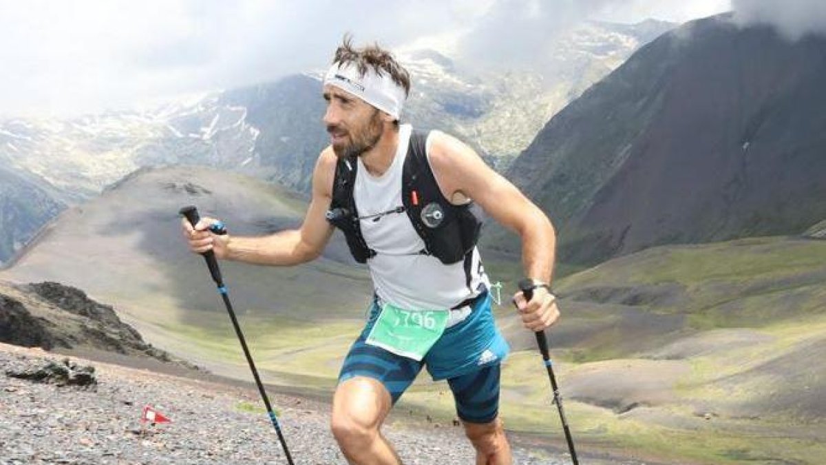 Luis Hernando tuvo que retirarse en el UTMB 2018-Javier Barahona