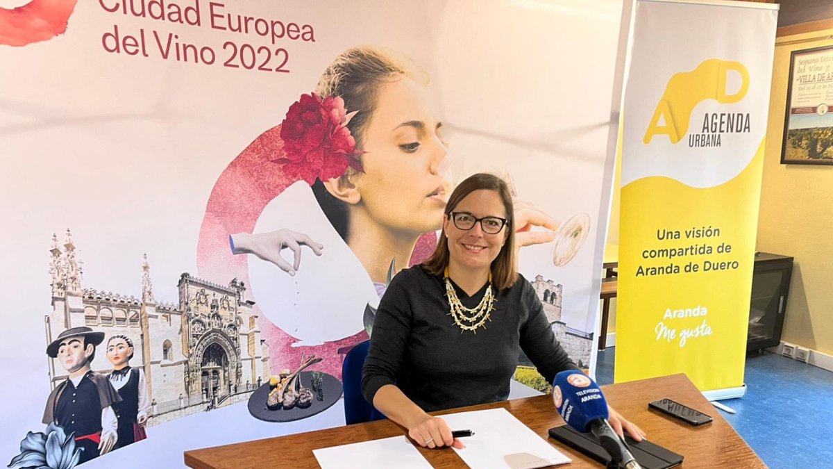 La concejala, Olga Maderuelo, asegura que la Ciudad Europea del Vino está siendo un éxito