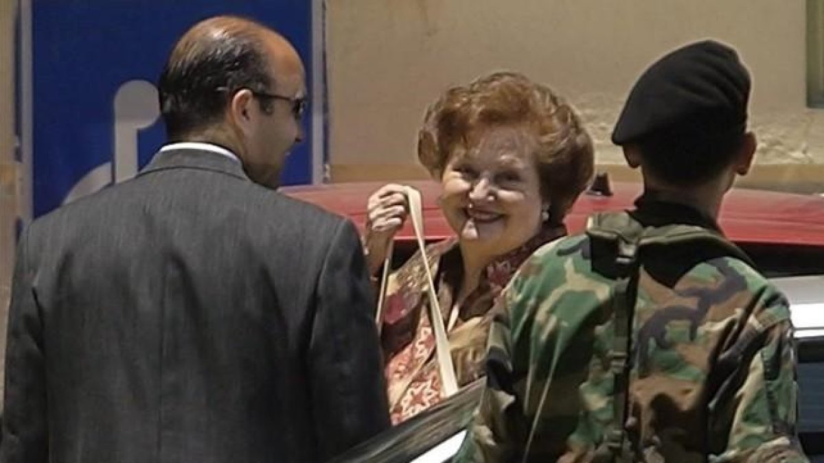 Lucía Hiriart, esposa del exdictador chileno Augusto Pinochet.-EFE / IAN SALAS