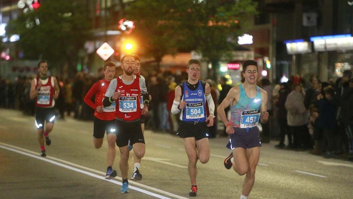 Imagen de la cabeza de carrera durante la celebración de la SanSilvestre de 2018.-RAÚL OCHOA