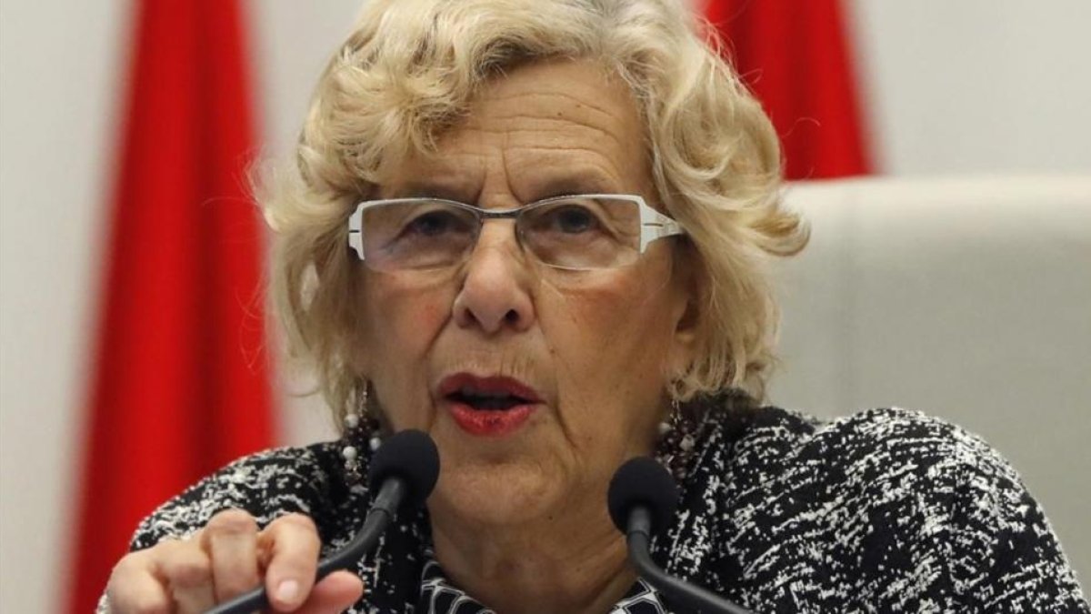 Manuela Carmena, alcadesa de Madrid.-JUAN CARLOS HIDALGO