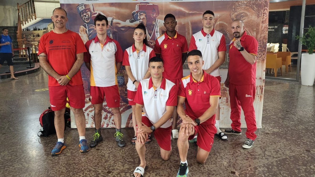 La expedición castellano leonesa en los campeonatos de Cartagena. ECB