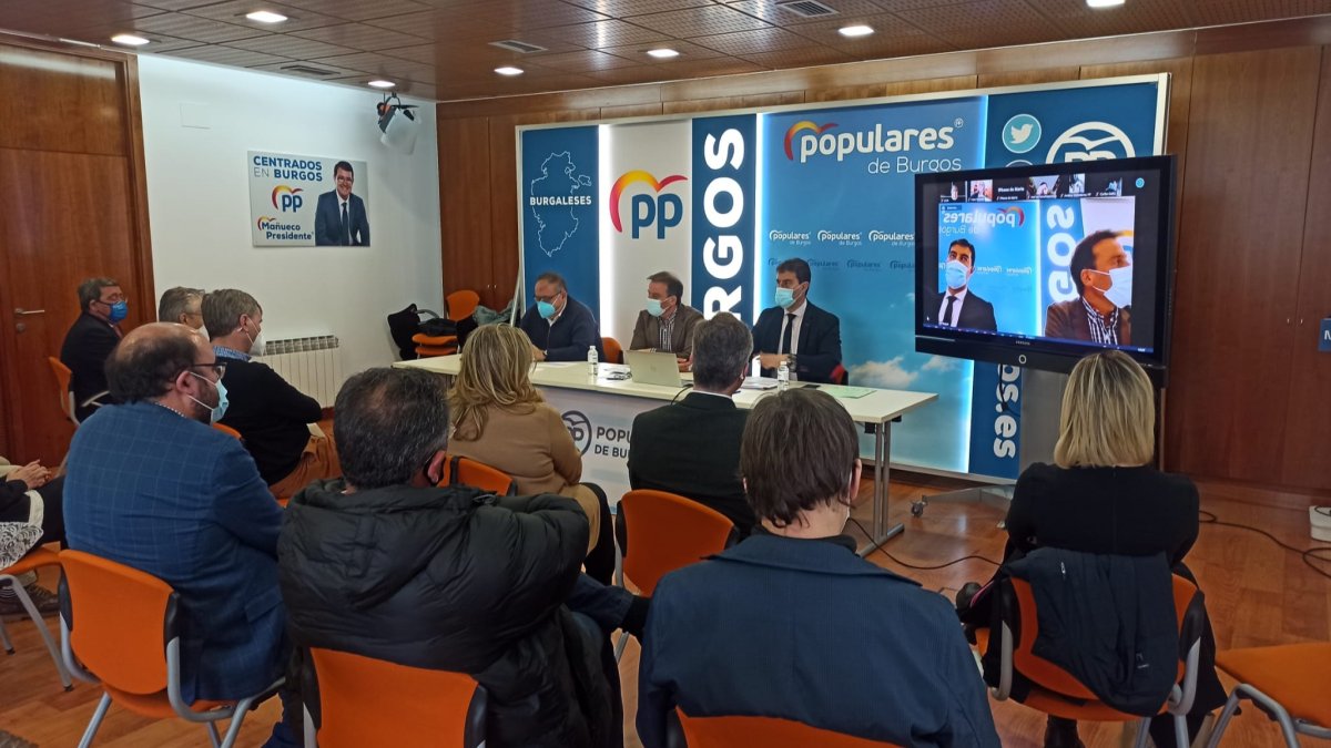 Imagen del Comité Ejecutivo del PP de Burgos. ECB