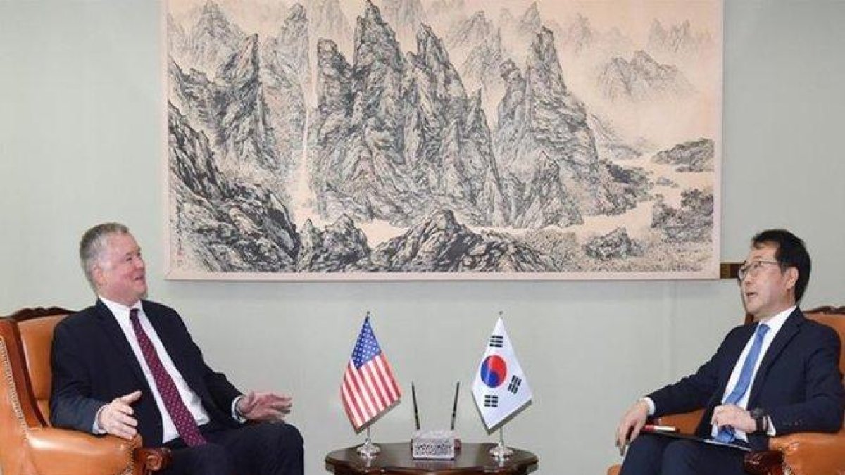 Reunión entre los representantes de los EEUU y Corea del Sur.-EUROPA PRESS