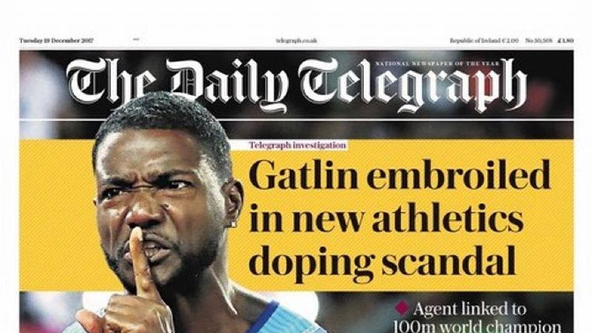 La portada del periódico británico.-EL PERIÓDICO