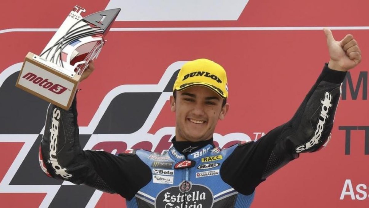 Aron Canet (Honda).-AP