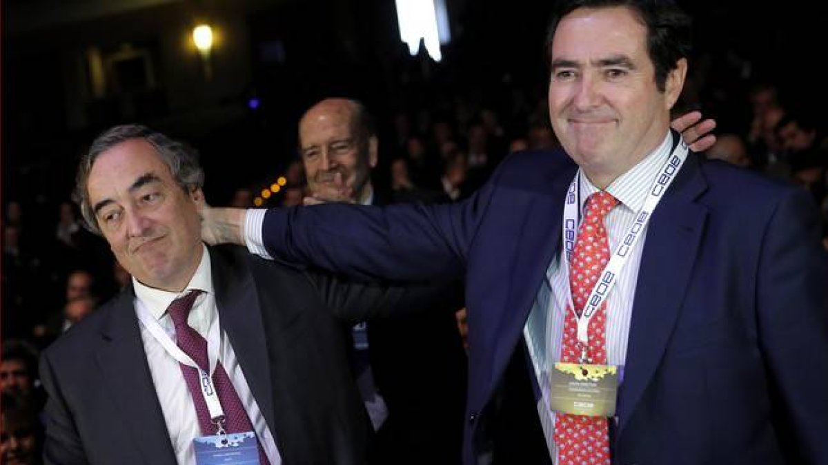 Rosell gana por escaso margen las elecciones en la CEOE-Foto: JOSE LUIS ROCA