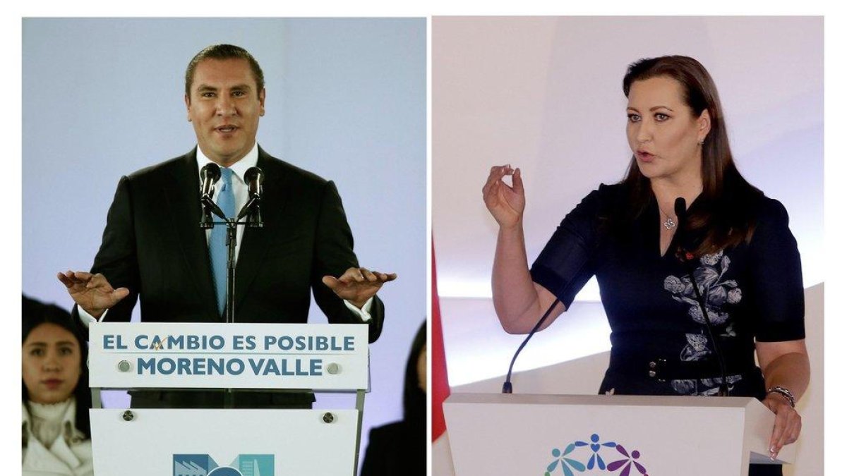 MarMartha Erika Alonso y su esposo Rafael Moreno Valle.-EFE
