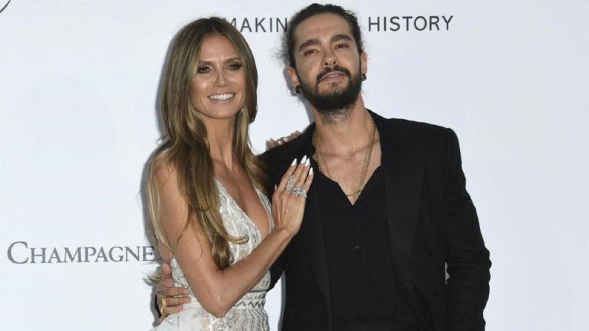 Heidi Klum y Tom Kaulitz, en mayo, en el festival de Cannes.-AP / ARTHUR MOLA