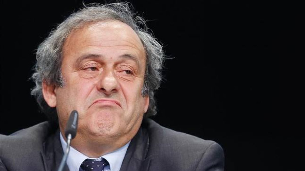 Michael Platini, este jueves en Zúrich.-Foto: AP / MICHAEL PROBST