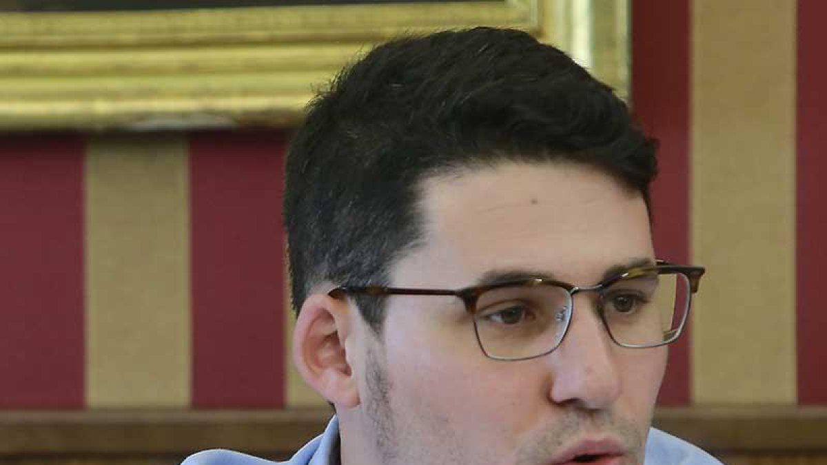 Raúl Salinero es portavoz de Imagina Burgos en el Ayuntamiento.-RAÚL G. OCHOA
