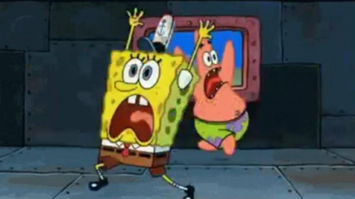 Bob Esponja y Los Simpson son un clásico en los memes tuiteros.-