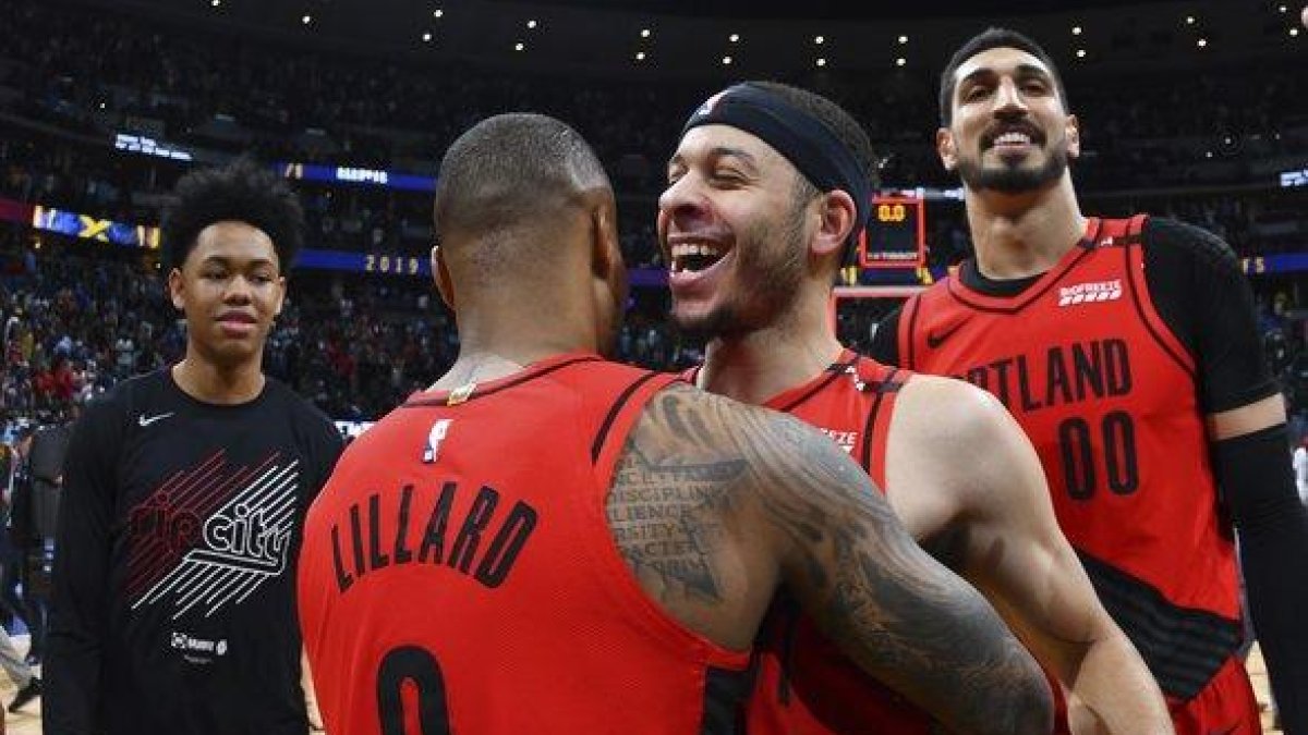 Los Trail Blazers de Portland a la final de la Conferencia Oeste.-AP