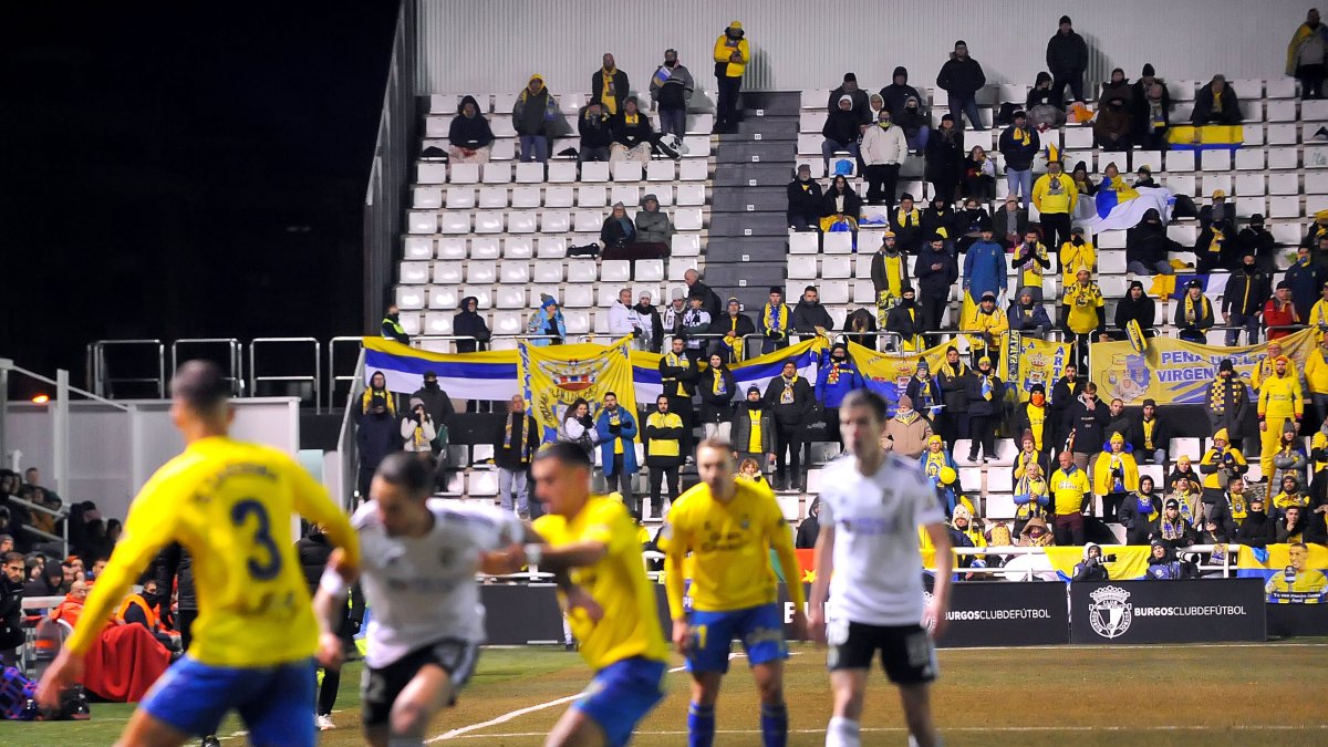 Imagen del encuentro entre el Burgos CF y la UD Las Palmas
