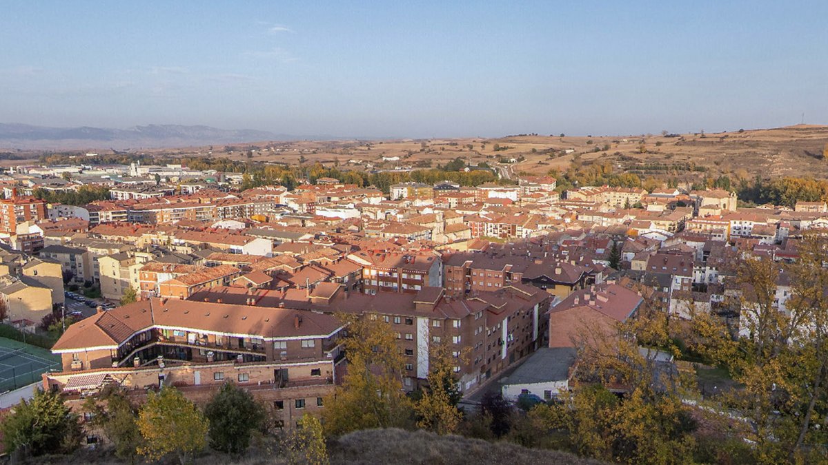 Vista panorámica de Briviesca. ECB