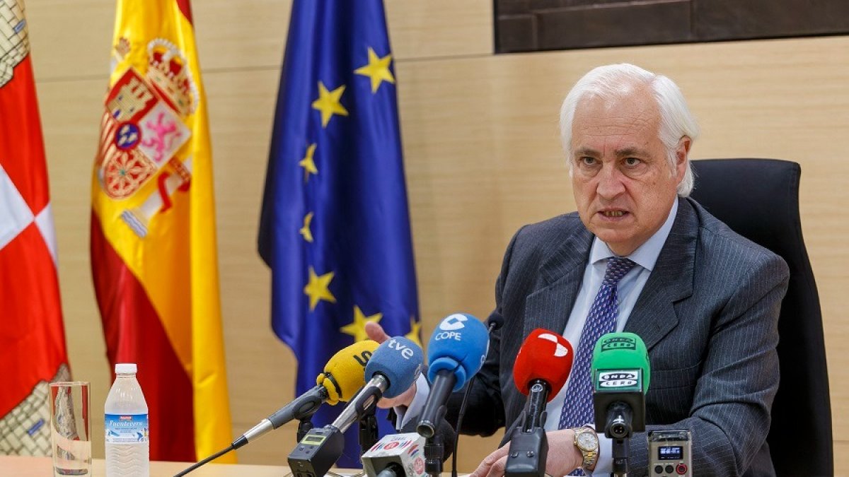 El presidente del Tribunal Superior de Justicia de Castilla y León (TSJCyL), José Luis Concepción. SANTI OTERO
