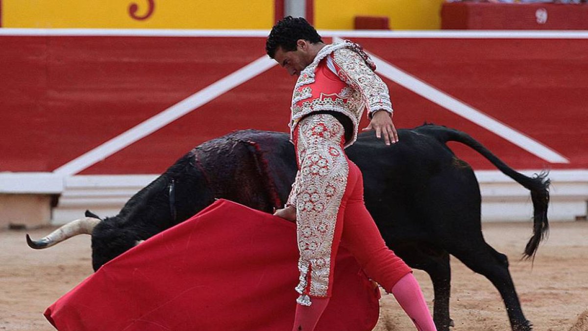 Imagen de la última actuación de Morenito de Aranda en San Fermín en la temporada 2012.-ECB
