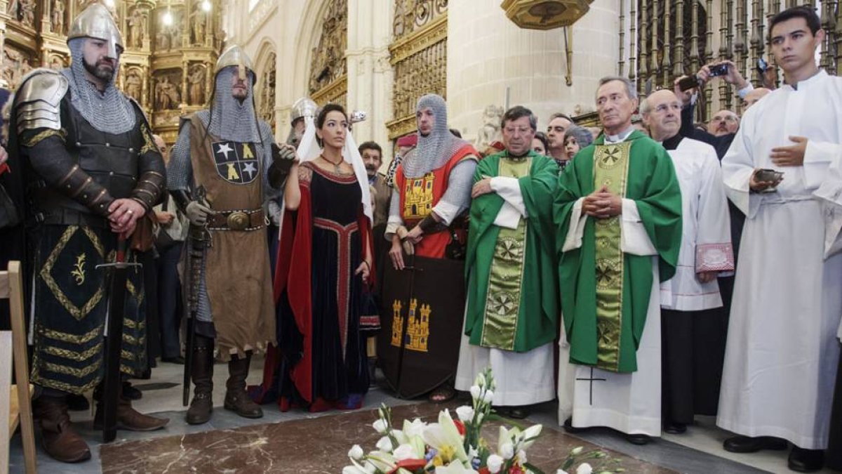 Imagen del Cid en la misa celebrada en la Catedral.-SANTI OTERO