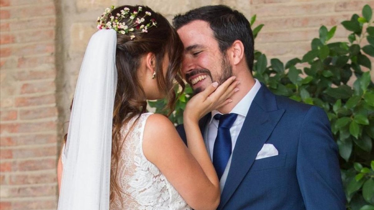 Boda entre Alberto Garzon y Anna Ruiz-EL PERIÓDICO