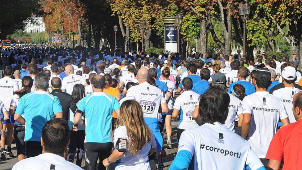 La afición burgalesa respaldó de forma masiva la carrera a beneficio de la AECC-I. L. Murillo