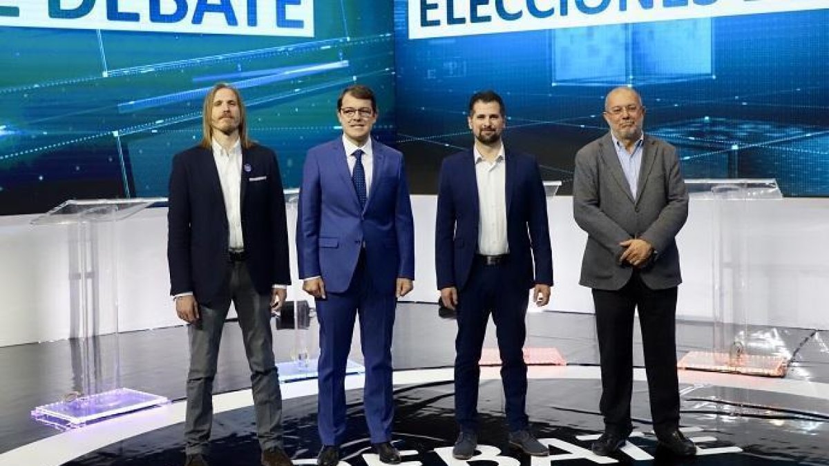 Candidatos en el debate autonómico-ICAL