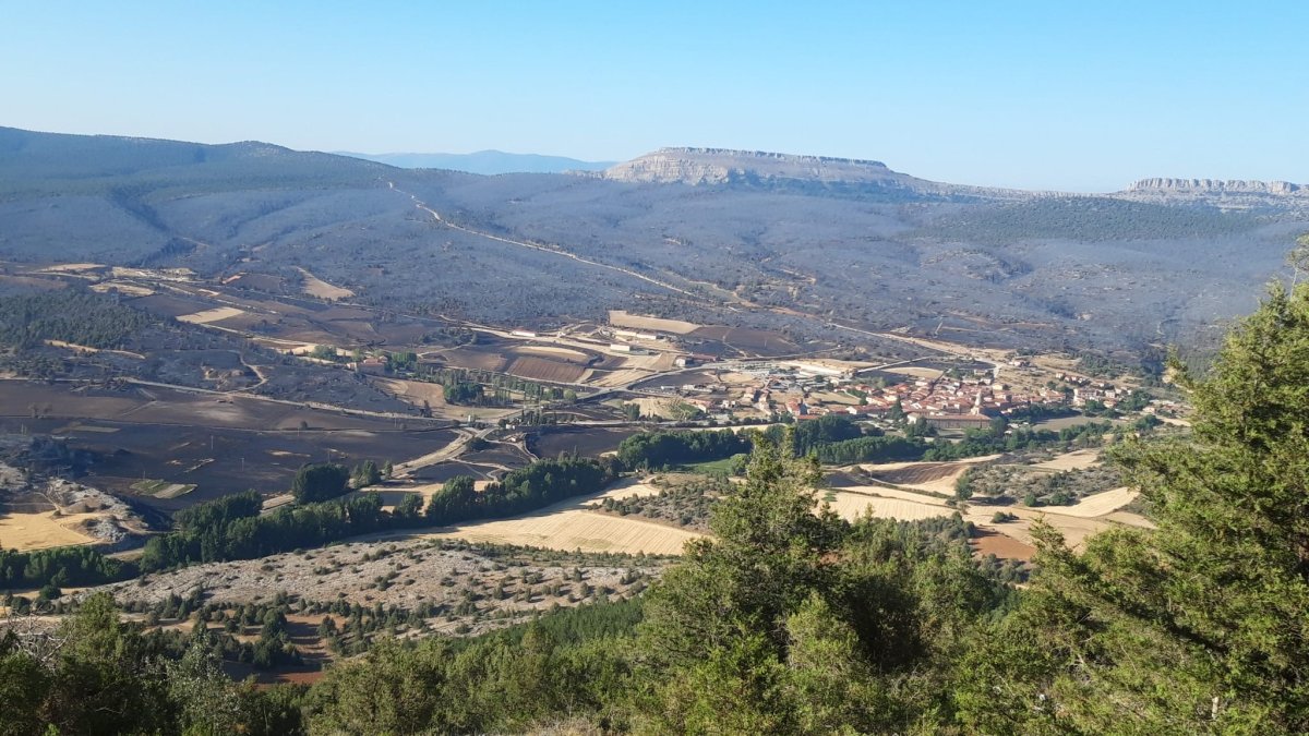 Las llamas afortunadamente no han afectado al cementerio cinematográfico