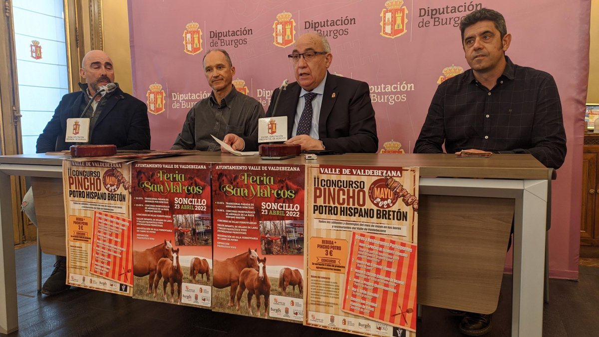 Roberto Peña, Juan Carlos Díez, Jesús Sendino y Ángel de la Fuente. SANTI OTERO