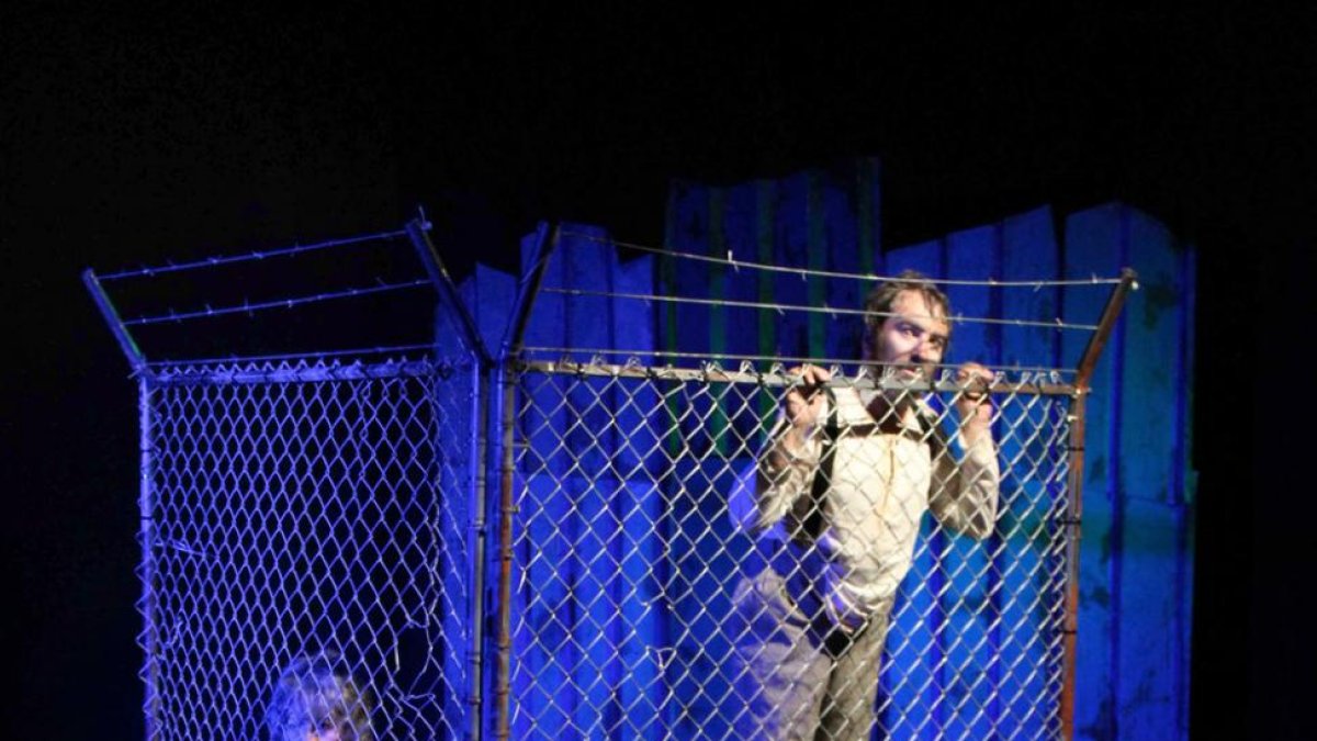 Ana Molina y Roberto Méndez, durante un preestreno en el Teatro La Realidad de Salazar.-Teatro La Realidad
