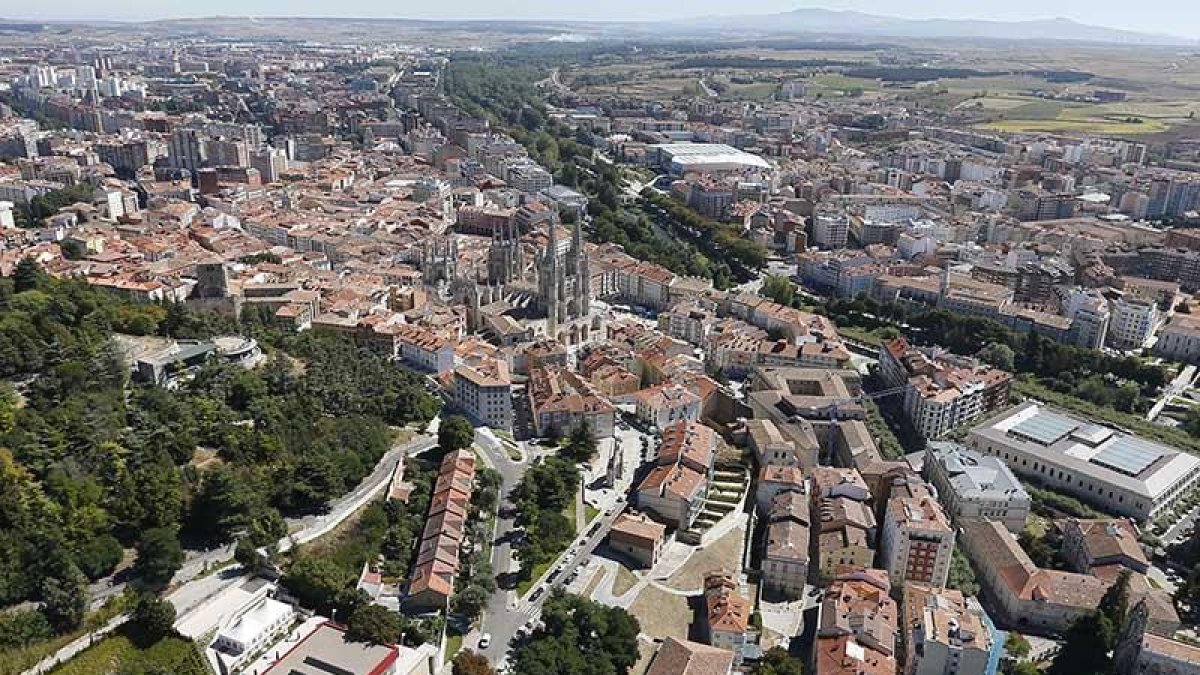 Vista general de la ciudad de Burgos.-RAÚL G. OCHOA