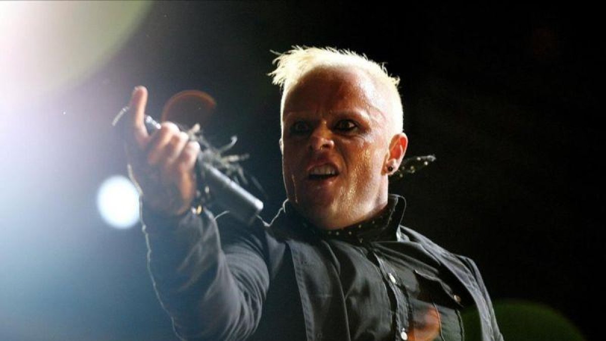 El británico Keith Flint, en un concierto de The Prodigy en junio del 2006.-REUTERS