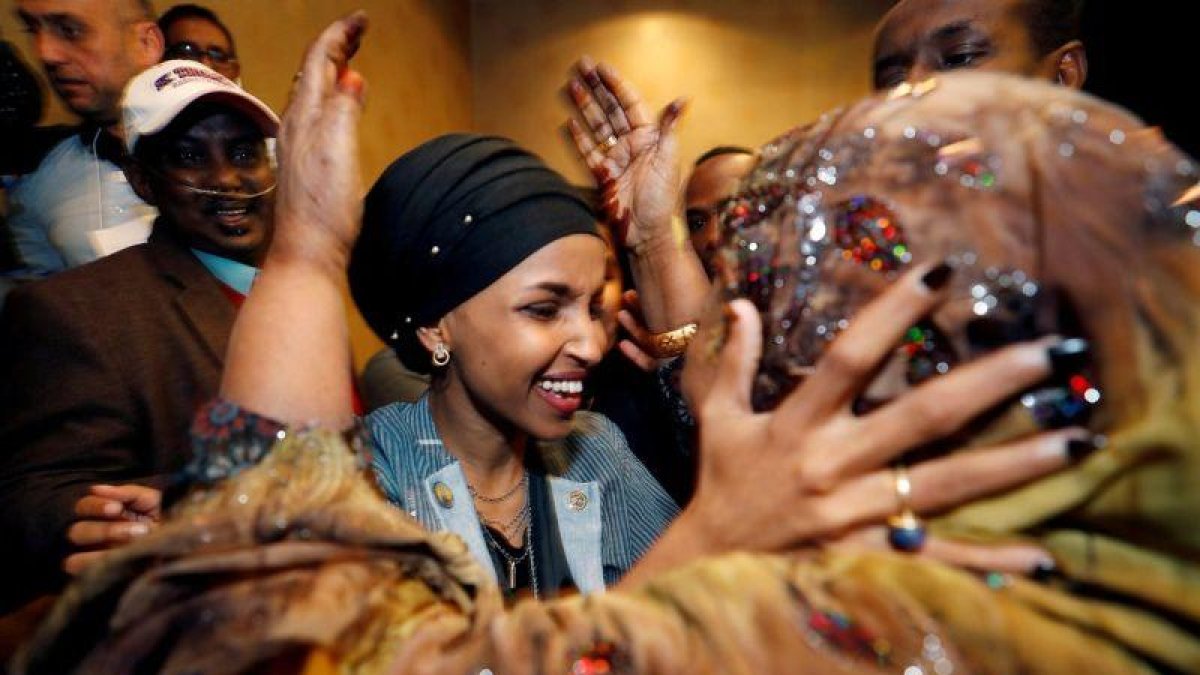 Ilhan Omar.-REUTERS / ERIC MILLER