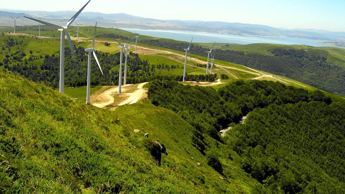 Iberdrola cuenta con 17 parques eólicos en la provincia, de los 50 que gestiona en el conjunto de Castilla y León.-ECB