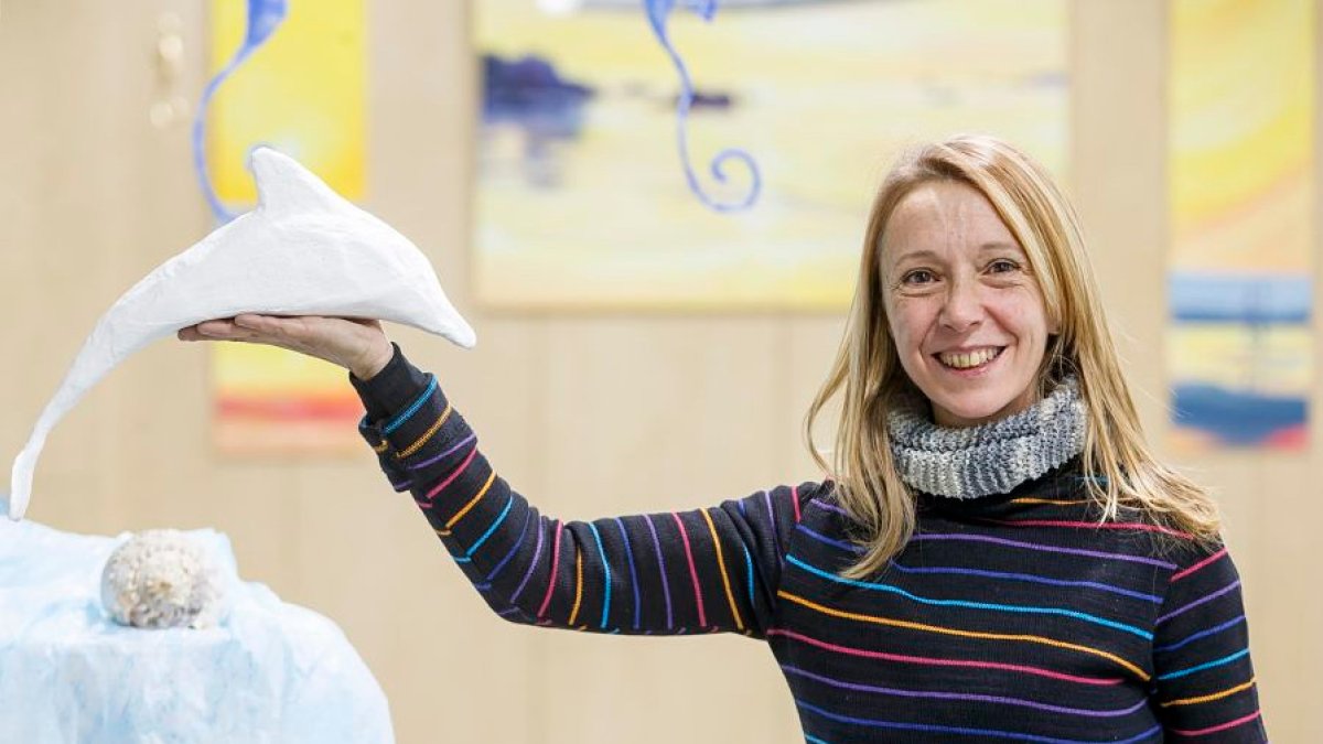 Exposición de la Niña Vero en el Consulado del Mar. SANTI OTERO