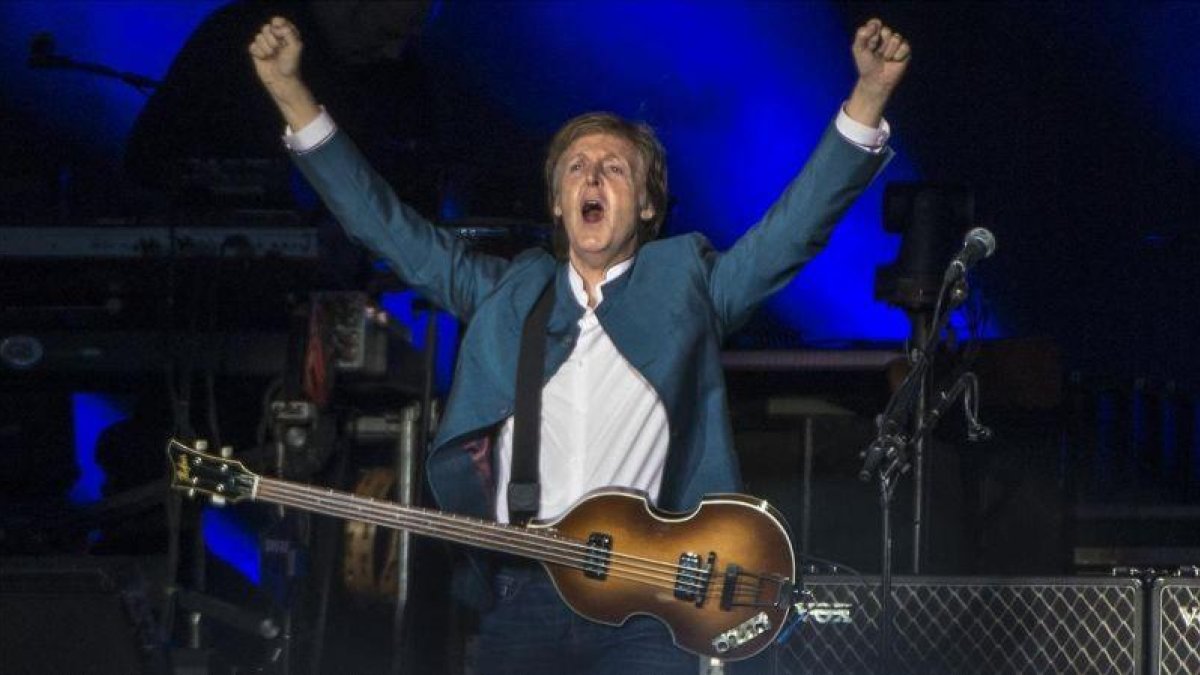 Paul McCartney, durante un concierto en Madrid en el 2016.-FERRAN SENDRA