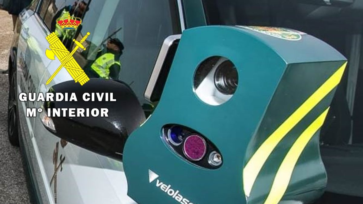 Imagen de un radar de la Guardia Civil. GUARDIA CIVIL