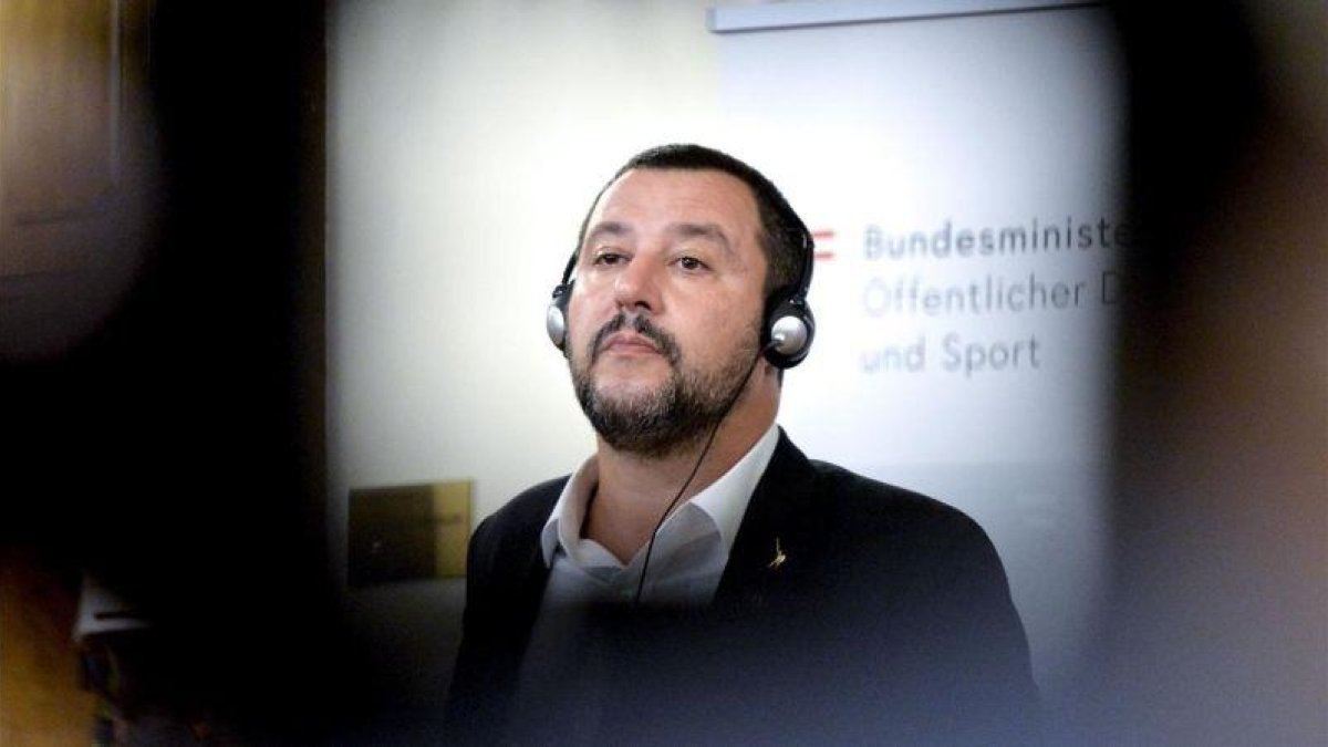El ministro del Interior italiano, el ultraderechista Matteo Salvini.-AFP / HERBERT NEUBAUER