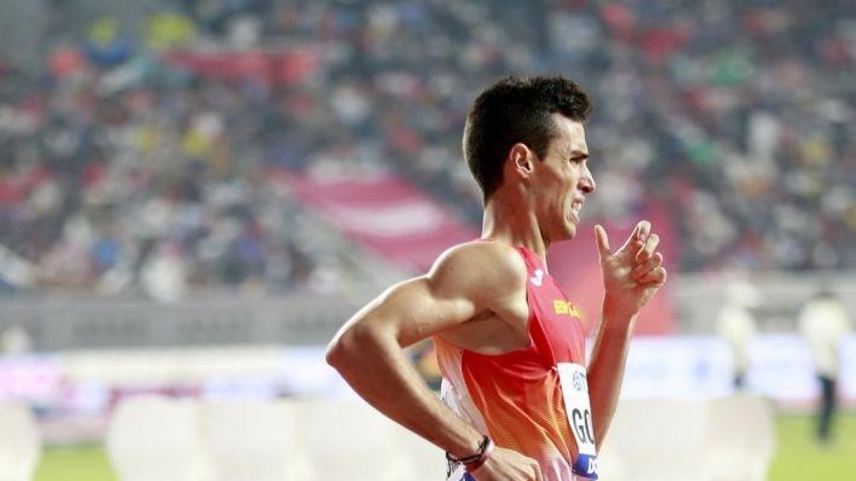 Jesús Gómez fue 13ª en la primera semifinal de los 1.500 ml.-RFEA