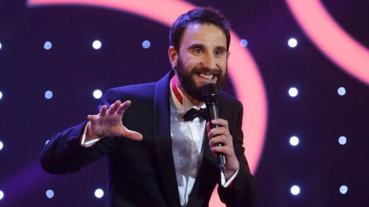 El actor y humorista Dani Rovira, presentando la pasada edición de la gala de los Premios Goya.-EFE / BALLESTEROS
