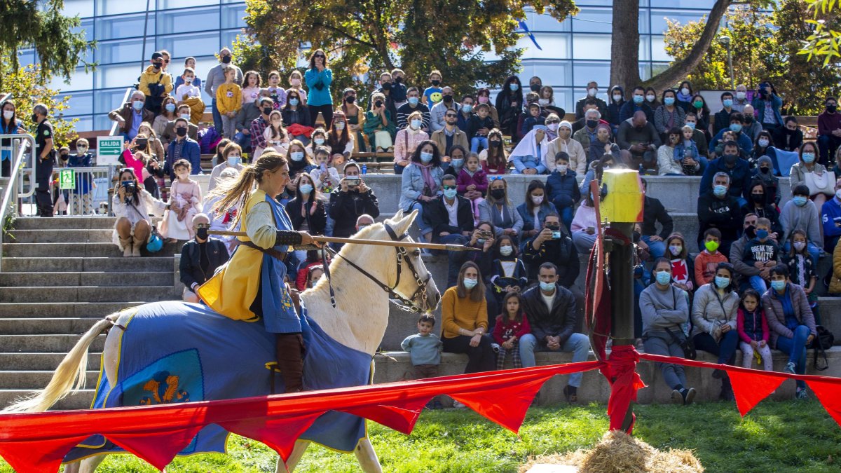 Instante de una actividad de 'Jimena y la leyenda del Cid'. SANTI OTERO