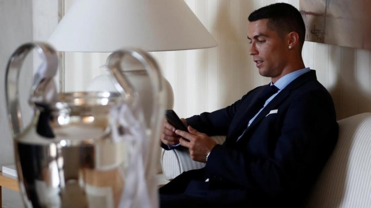 Cristiano Ronaldo, tras ganar la Champions 2018.-REUTERS / JAVIER BARBANCHO