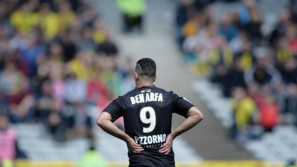 Ben Arfa, durante un encuentro de la presente temporada.-AFP / JEAN-SEBASTIEN EVRARD