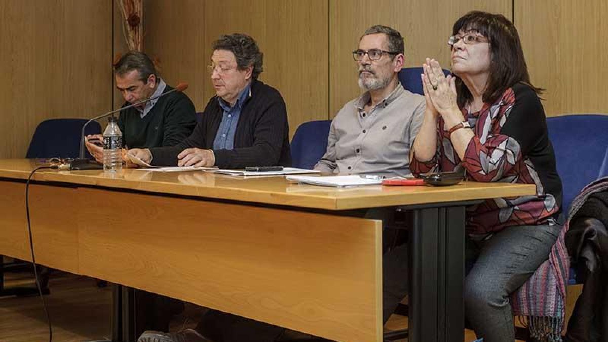 Cristina Narbona, durante la jornada sobre ‘Cambio Climático y Sociedad’ organizada por la UBU.-S. OTERO
