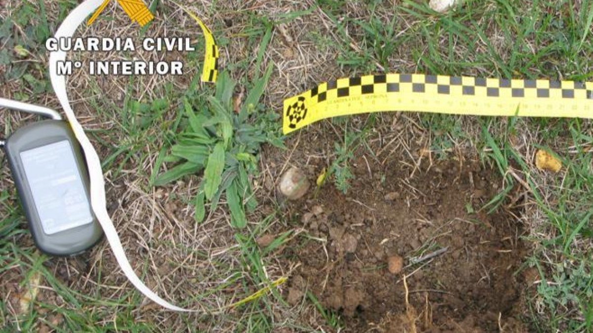 Remociones en el terreno. GUARDIA CIVIL